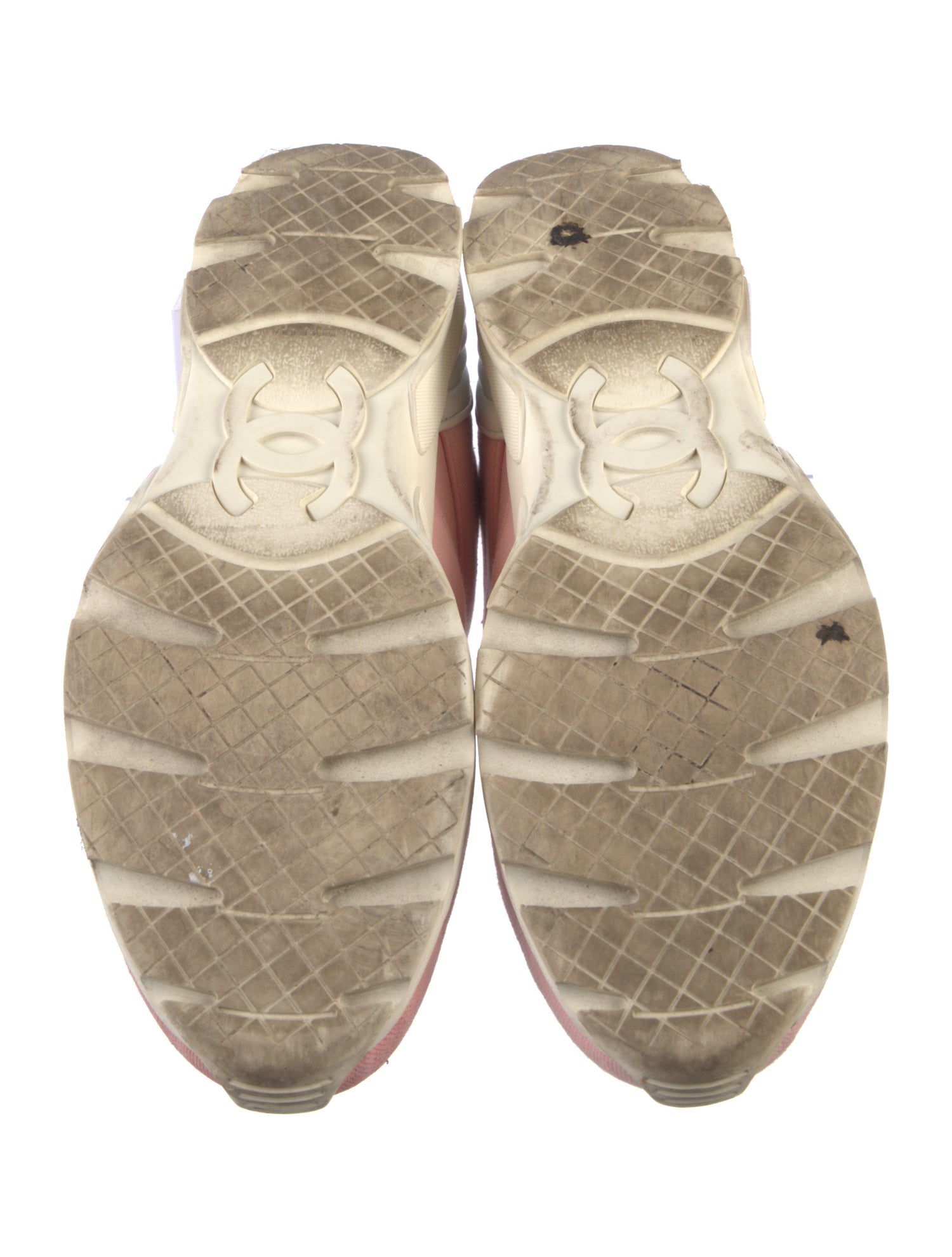 Chanel Interlocking CC Logo Canvas Sneakers